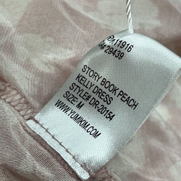 NWT Yumi Kim Story Book Peach Pink Kelly Midi Dress Size Medium - Picture 11 of 13